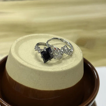 EGO Celestial Bonds Ring Female Silver and purple